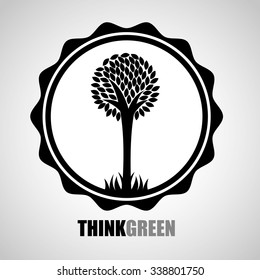 ecological mind design, vector illustration eps10 graphic 