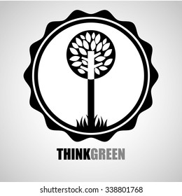 ecological mind design, vector illustration eps10 graphic 