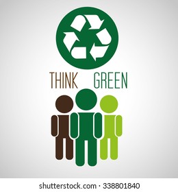 ecological mind design, vector illustration eps10 graphic 