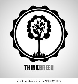 ecological mind design, vector illustration eps10 graphic 