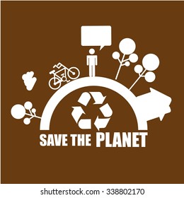 ecological mind design, vector illustration eps10 graphic 