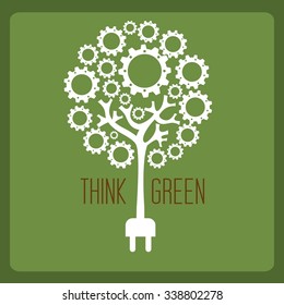 ecological mind design, vector illustration eps10 graphic 