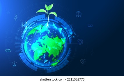 Concepto ecológico social y de gestión. Desarrollo por parte de la empresa de una estrategia para preservar la naturaleza y resolver problemas ambientales. Salven la tierra, la ecología, etc.