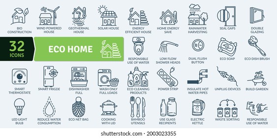 Paquete de Iconos de Sucesión Ecológica. Iconos de línea delgada configurados. Conjunto de colección de iconos plano. Iconos vectoriales simples