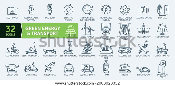 Ecological Succession Icons Pack Thin Line Stock Vector Royalty Free 2003023352 Shutterstock