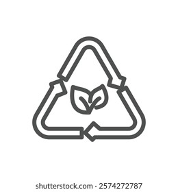 ecological sustainability outline icon vector design good for web or mobile app