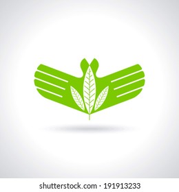 ecological symbol and sign