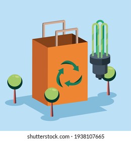 ecological system bag and bulb