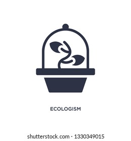 ecologism icon. Simple element illustration from ecology concept. ecologism editable symbol design on white background. Can be use for web and mobile.