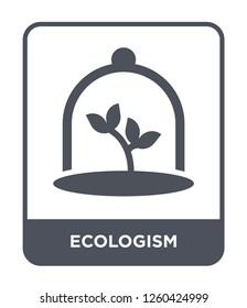 ecologism icon vector on white background., ecologism simple element illustration
