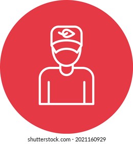 Ecologist icon vector image. Can also be used for web apps, mobile apps and print media.