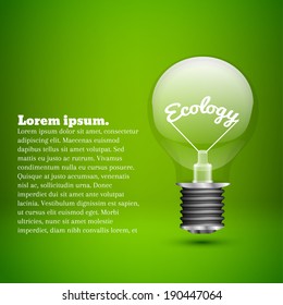 Ecology abstarct lamp