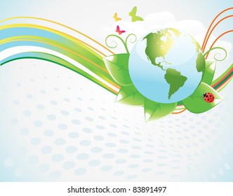 Ecology  abstract background