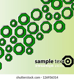 ecology background with green