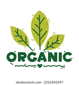 Ecology Badge and Green Eco Label or Sticker Vector Template
