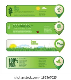 Ecology banner collection