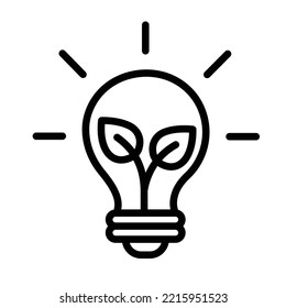 Ecology Bold Line Vector icon which can easily modify or edit

