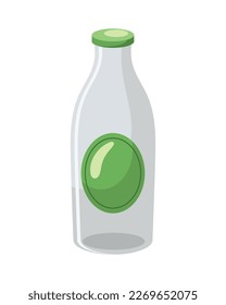icono aislado de botella de ecología