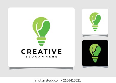 Ecology Bulb Logo Template Design Inspiration