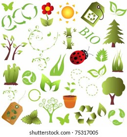 Ecology and clean environment objects
