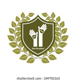 ecology concept  design, vector illustration eps10 graphic