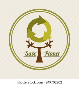 ecology concept  design, vector illustration eps10 graphic