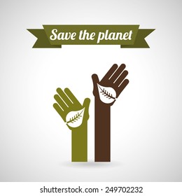 ecology concept  design, vector illustration eps10 graphic