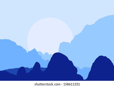 Ecology concept detailed   illustration vector background card