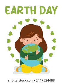 Ecology concept. Earth day. Vector illustration.