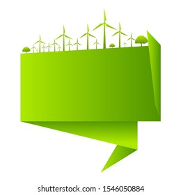 Ecology concept and Environmental ,Banner design elements for sustainable energy development, Vector illustration