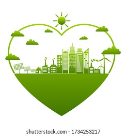 Ecology concept and Environmental ,Banner design elements for sustainable energy development, Vector illustration