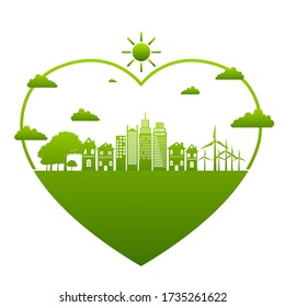 Ecology concept and Environmental ,Banner design elements for sustainable energy development, Vector illustration