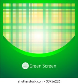 Ecology concept green screen background (You can use it as business card also)