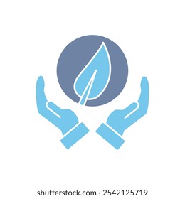 ecology concept line icon. Simple element illustration. ecology concept outline symbol design.