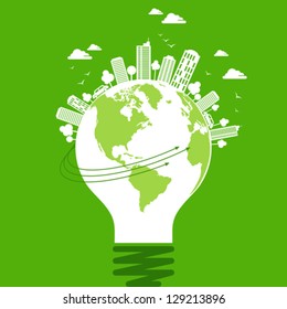 ecology concept - save earth