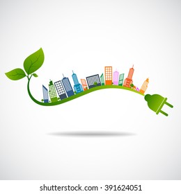 Ecology concept. save world