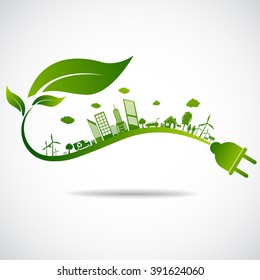 Ecology concept. save world