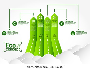 Ecology concept. save world vector illustration