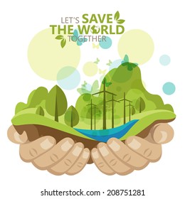 Ecology Concept Vector
