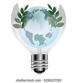 Ecology Concept Vector illustration