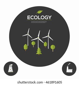 Ecology concept vector illustration. 