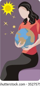 Ecology concept vector illustration series.