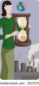 Ecology concept vector illustration series.