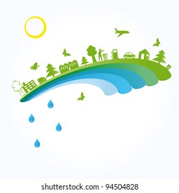 Ecology concept you can use on Earth Day