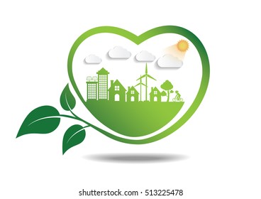 Ecology connection  concept background . Vector infographic illustration