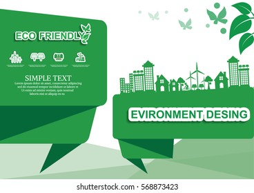 Ecology connection  concept background . Vector infographic illustration