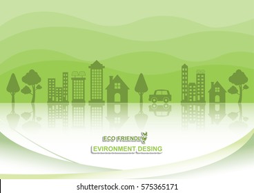 Ecology connection  concept background . Vector  infographic illustration