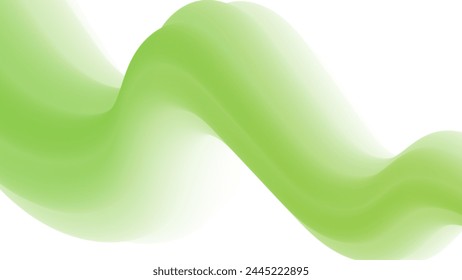 Ecology Corporate green wave. Eco background design with fluid wavy shape. Vector