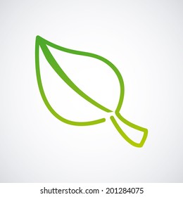 Ecology design over gray background, vector illustration