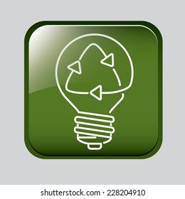 Ecology design over gray background,vector illustration